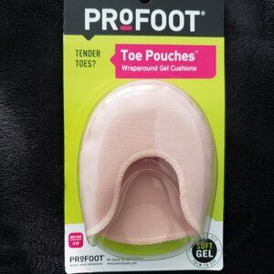 (3 packs) ProFOOT Toe Pouches Wraparound Gel Cushions